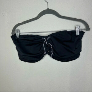 Freya Black Strapless Bikini Top 34G